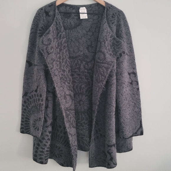 Sarah Pacini Cardigan Sweater Kid Mohair Wool Blend - Picture 1 of 5